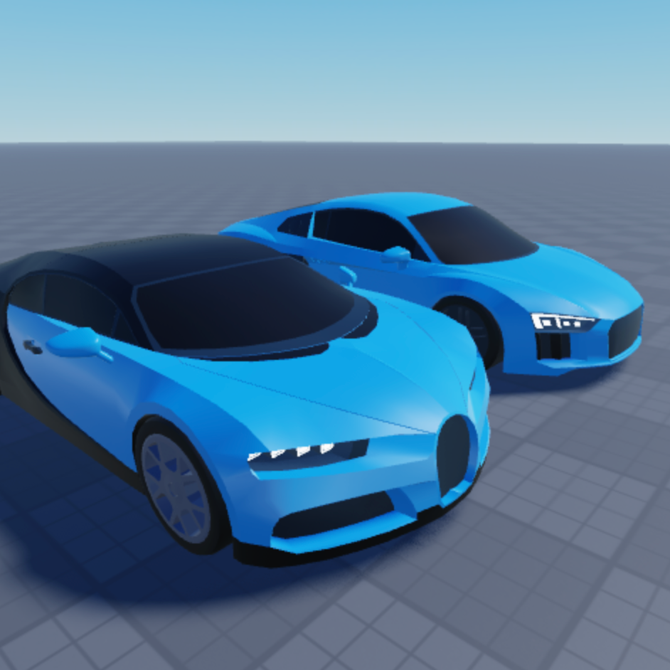 Blue Sport Cars