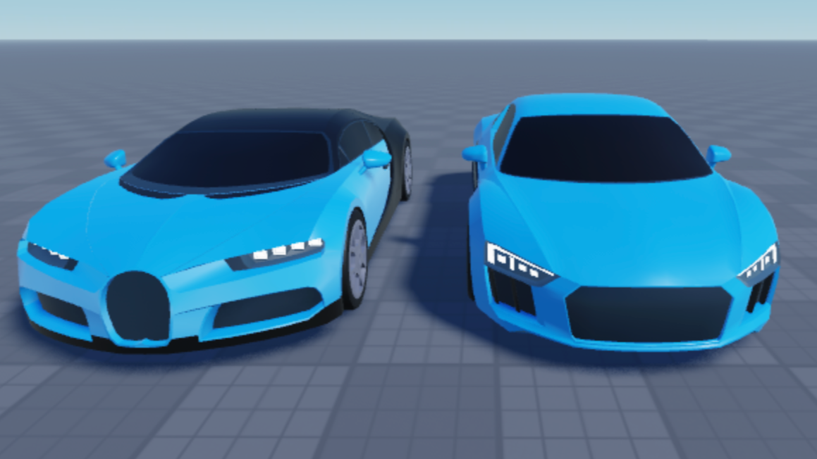 Blue Sport Cars